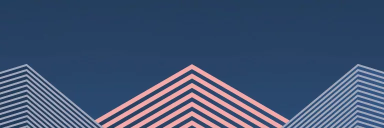 Architectual picture of corners of tops of the bildings - vewed from below.